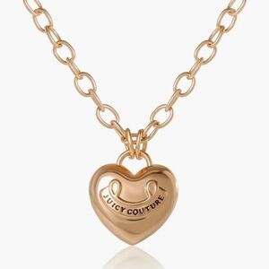 Juicy Couture Gold Heart Pendant Necklace